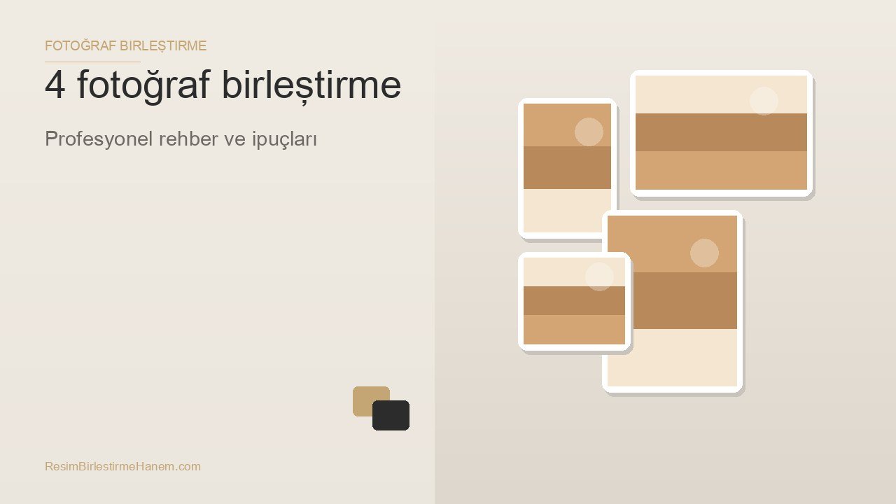 4 fotoğraf birleştirme — blog kapak görseli