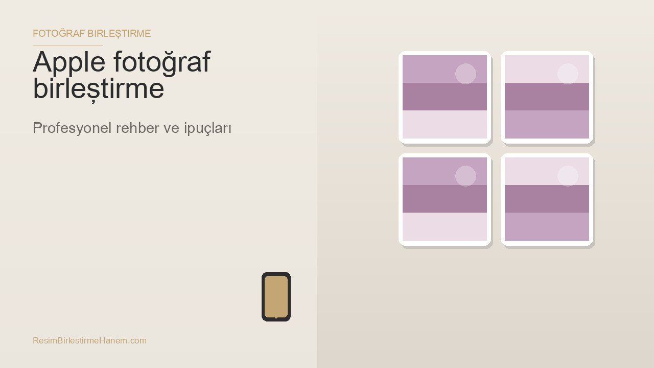 apple fotoğraf birleştirme — blog kapak görseli