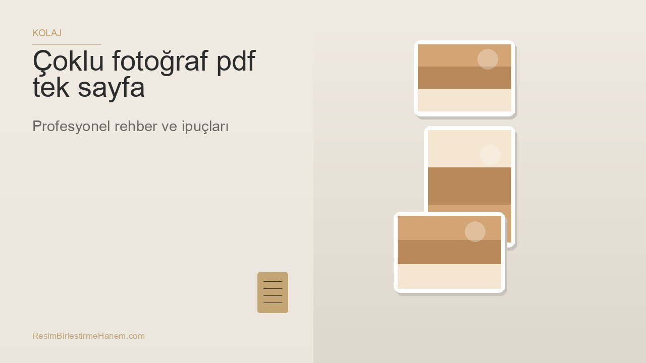 çoklu fotoğraf pdf tek sayfa — blog kapak görseli