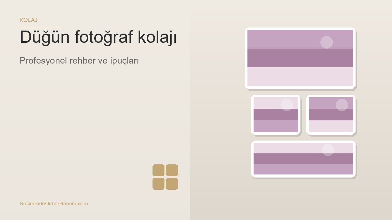 düğün fotoğraf kolajı — blog kapak görseli