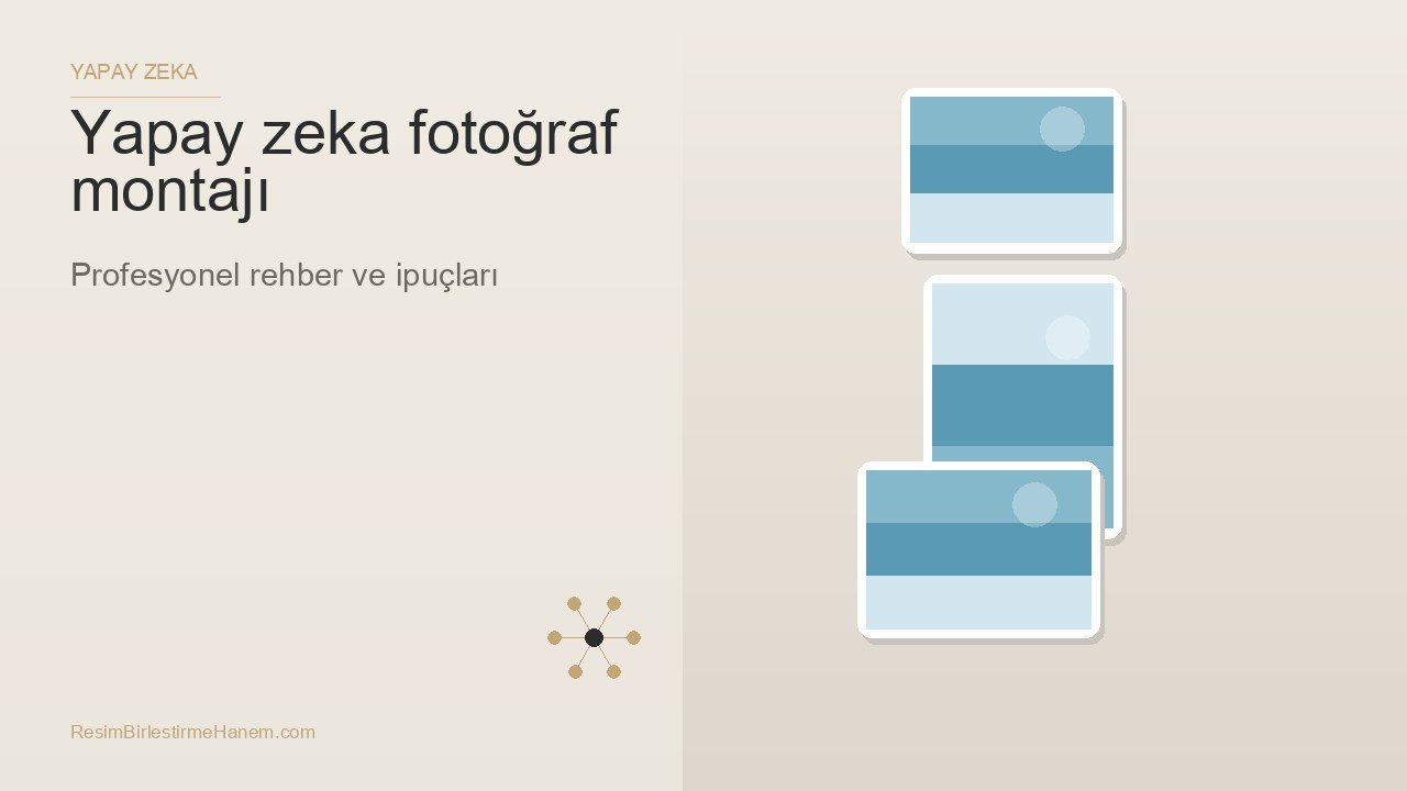 yapay zeka fotoğraf montajı — blog kapak görseli