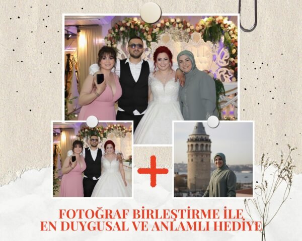 Fotoğraf Birleştirme - Kişiye Özel Resim Birleştirme Tablo